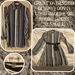 Jones Studio Oversized Blouse - Size Small